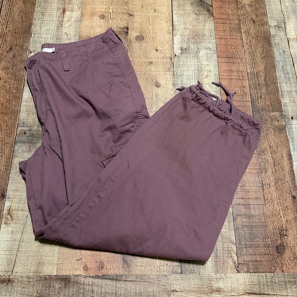 Levi's Women's Dusty PInk 94 Baggy Cargo Pants Sz 32 Corpcore Streetwear Cinch